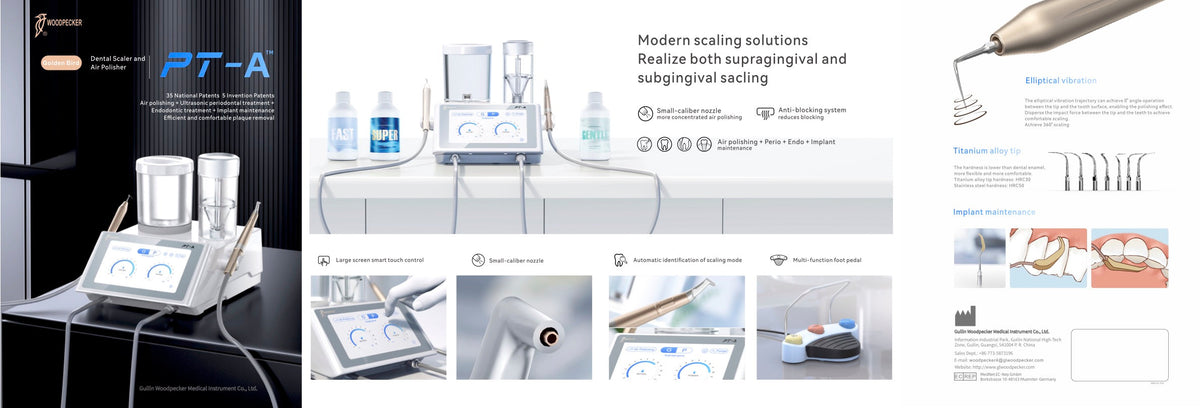 PTA Prophylaxis Center, powder cleaning and ultrasonic Scaler
