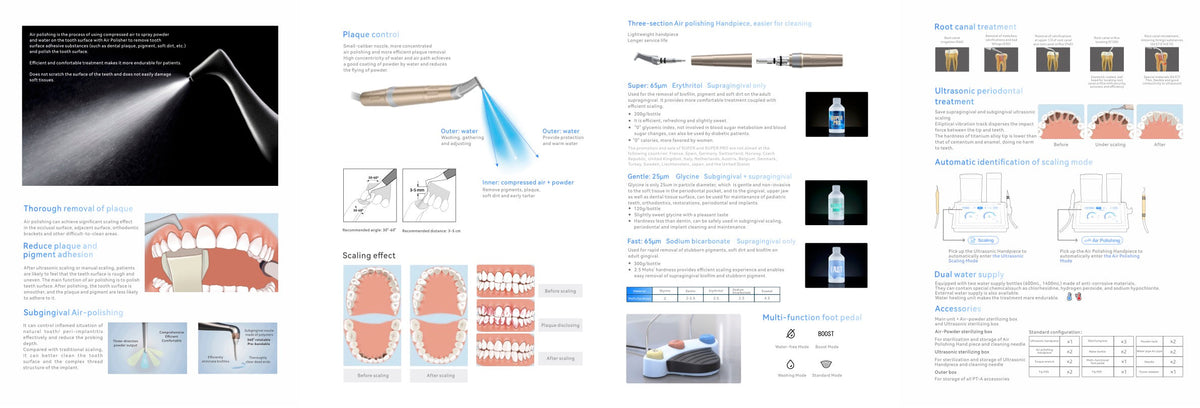 PTA Prophylaxis Center, powder cleaning and ultrasonic Scaler